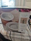 The Pioneer Woman Vintage Lace 12-piece Ceramic Dinnerware Set  Linen