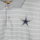 Nike Men s Dallas Cowboys Stripe Gray Polo Shirt L