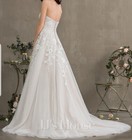 Sweetheart Wedding Dress  ball-gown princess Train Tulle Lace Size 10 Jj s House