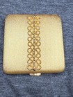 Vintage Avon Compact Gold Tone Boxed
