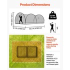 Uimoso Baseball Batting Cage 22 2 X 12 1 X 7 9 Ft For Indoor And Outdoor Use