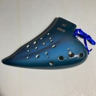 Tng Ocarina Alto C Tone Ac Triple Graduation Blue Musical Instrument Luxury