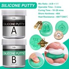 Silicone Putty - 1 Lb Flexible Silicone Mold Making Kit For Silicone Molds Ma   