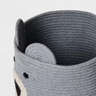 Coiled Rope Storage Bin Large Bear - Cloud Island