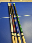 Set Of 4 Pool Cues New 58  Billiard House Bar Pool Cue Sticks