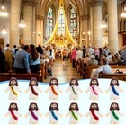 80 Pack Little Jesus Figures Loves You  Tiny Mini Jesus Figurines In Bulk New 