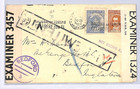 Argentina Retour Ww2 Cover Buenos Aires Gb Bedford Censor 1942 Explanatory Wd128
