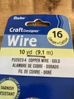 Darlee 16 Guage Copper Wire 10 Yd  Gold Jewelry Crafting Tarnish Resistant 2 Nos