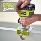 Ryobi One  18v Cordless Compact Fixed Base Router  tool Only  Pcl424b