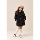 Acara Boutique Black Hooded Duffle Coat     Kids 2-3y To 12y     Nwt