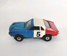 Aurora Thunderjet Tjet Tuff Ones 68 Amx - Red White Blue Ho Slot Car  1477