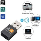 Mini Dual Band 600mbps Usb Wifi Wireless Adapter Network Card 2 4 5ghz 802 11 Ac