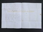 1854 Antique Stampless Cover Letter Als Cutchogue Ny Wm Wickham Jr Re mary Will