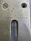 Vintage Stanley No 102 Wood And Brass 12  Level