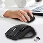 2 4ghz Wireless Cordless Optical Mouse Mice  usb Receiver For Pc Laptop