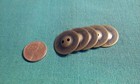 Lot 5 Vintage Bronze Equipment Militaries Button French Metal Wwii Era Military