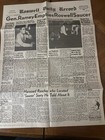 July 8 1947 Roswell Crash Newspaper Front Page Ufo Alien Space Ship Reprint
