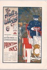1909 Ault   Wiborg Letter Press   Lithographic Inks Driver With Goggles Print Ad