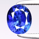      0 93ct 6x5mm If Oval Natural Blue Sapphire - Heated  Madagascar Gemstone
