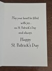 Vintage Mary Hamilton St  Patrick s Day Card  Baby With Lucky Clover  Unused