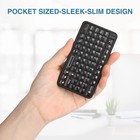 Rii Mini Bluetooth Keyboard portable Wireless Rechargeable Keyboard With Back   