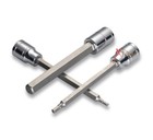 7pcs 3 8  Mm Extra Long Hex Allen Bit Socket Set With Case Tool Metric