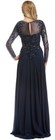 Special Occasion Formal Sheer Embroidery Beaded Long Evening Gown Prom Dress