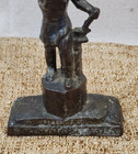 Small Bronze Statue Vulcan Birmingham Alabama Vintage Souvenir Vulcan Blacksmith