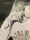 Kurt Cobain Autograph Coa