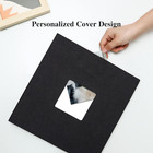 Vienrose Large Photo Album Self Adhesive For 4x6 8x10 Pictures Linen Scrapbook 