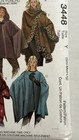 Mccall s Sewing Pattern 3448 Women s 1 Hour Poncho Size Y Or  S-m-l Uncut 2001