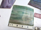 Lot Of Antique Stained Glass Window Panel Parts   Pieces