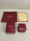 Cartier Red Jewelry Bracelet Box Set With Outer Box  Bag   Certificate  Empty Pa