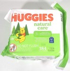 2 - Huggies Natural Care Sensitive Baby Wipes Unscented Refill Pack 184 Wipes Ea