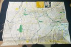 Vintage Hagstrom Map Of Somerset County Full Street Rr Golf Courses Federal Land