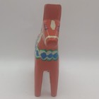 Akta Dalahemslojd G  A  Olsson Dala Horse Wooden Orange 5  Tall Vintage Sweden