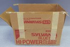New Nib 32pc Vintage Polaroid Camera Sylvania Blue Dot Flash Cubes