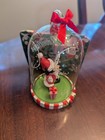 Disney Parks Mickey Mouse Glass Dome Retro Christmas Holiday Ornament 2023 New