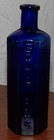 Cobalt 6oz Hex Davies Chemists London Camphorated  Oil   Amber Oil Label One Off
