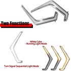 Utv Front Led Fang Accent Light Turn Signal For 19-23 Polaris Rzr Xp4 Turbo 1000
