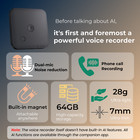 Ai Voice Recorder  With Speech-to-text   Summarization  102 Languages 64gb Black