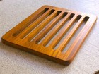 Vintage Mid-century Modern Mcm  8  X 10  Teak Trivet Danish Modern Style