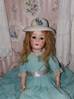 Antique German Bisque 24  Heubach Koppelsdorf 312 Sur 5 Smiling Doll