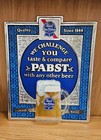 Vintage Pabst Blue Ribbon-challenge Beer Sign- 13 5  X 16 5 -p1697