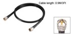 Uhf Male Pl-259 To Uhf Male Pl-259 Low Loss Rg213 Coax Jumper Cable 0 9m 3ft