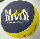 Moon River Brewing Company Beer Coaster  Mat  Savannah  Georgia 2015