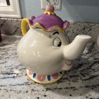 Vintage Disney Mrs  Potts Tea Pot Cookie Jar Beauty And Beast By Treasure Craft
