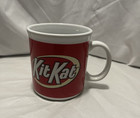Kit Kat Galerie Vintage Coffee Mug Tea Cup Red White 12oz Excellent Cond