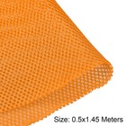 Speaker Grill Cloth 0 5x1 45m Polyester Fiber Stereo Mesh Fabric Orange
