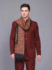 Indian Pashmina Soft Wool 100  Cashmere Men s Scarf Shawl Wrap Stole Silk Warm